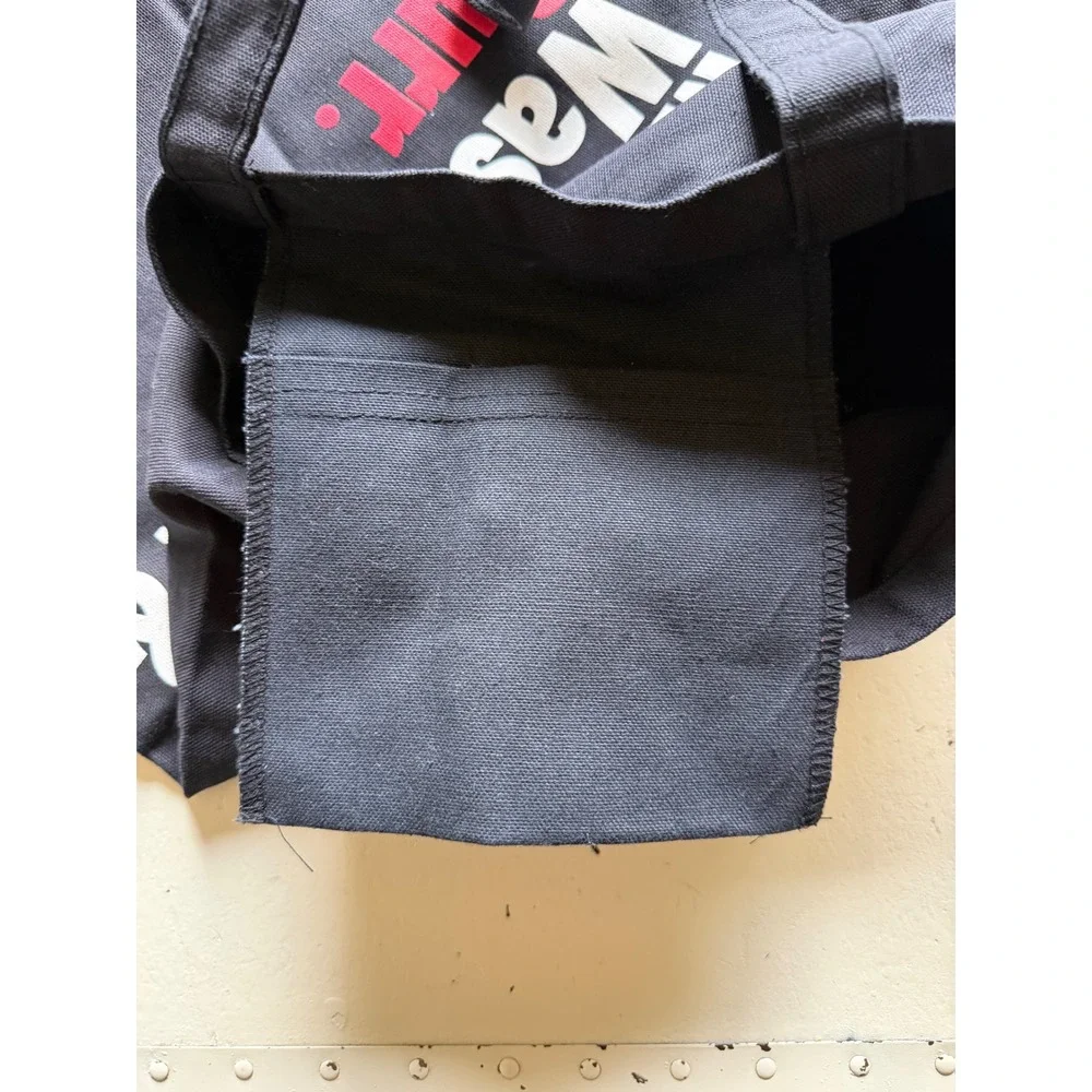 HAMILTON Tote Bag Black Canvas Broadway‎ Musical Graphic Print